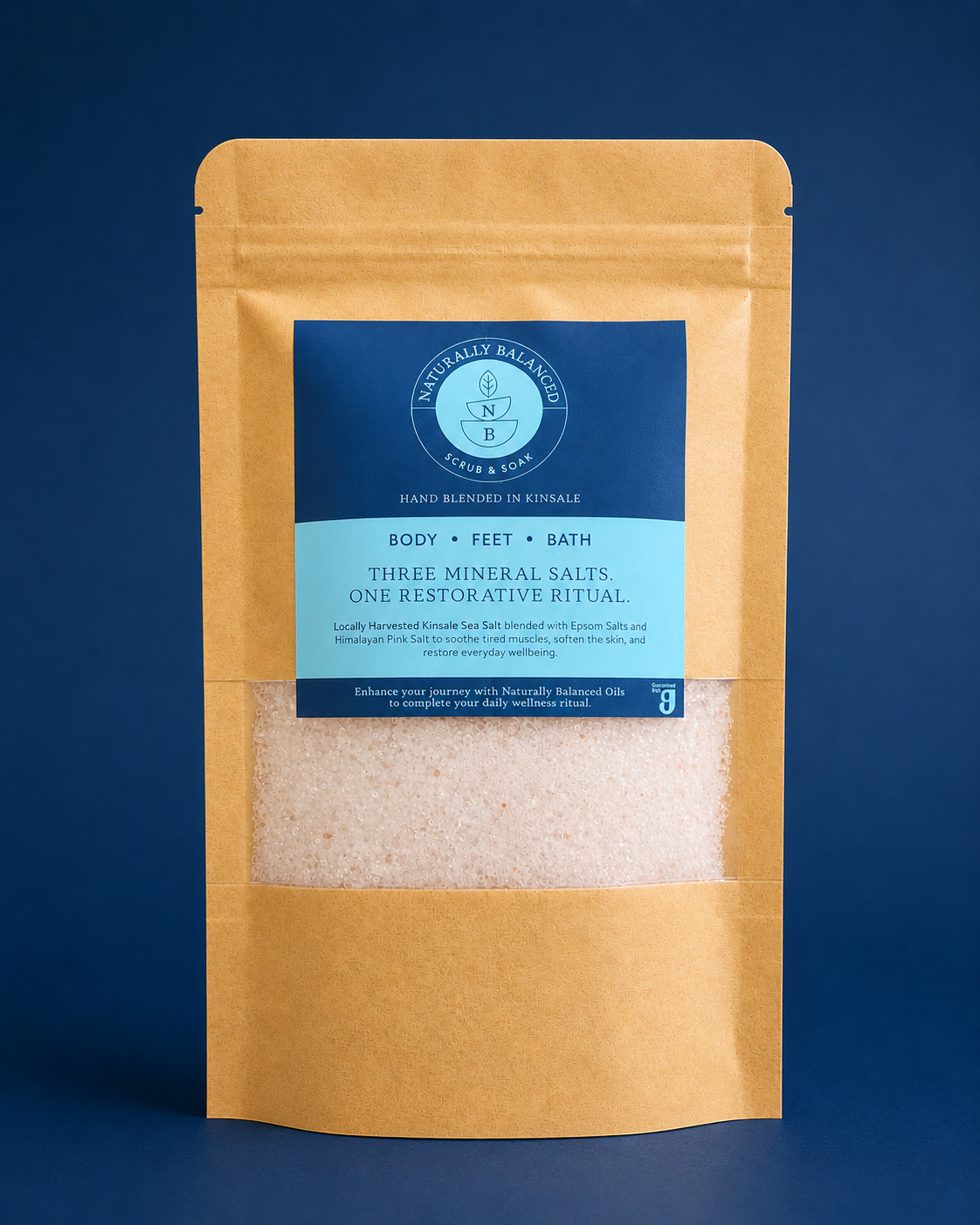 Mineral Salt Therapy – Body, Feet & Bath