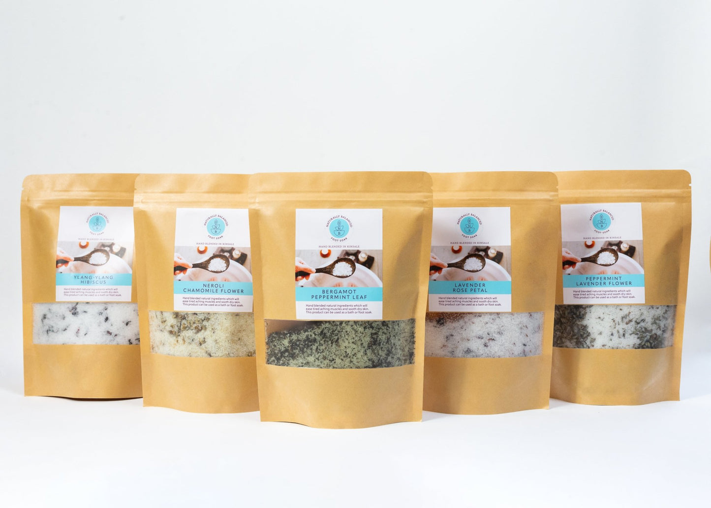 Hibiscus & Ylang Ylang Foot Soak Salts - Naturally Balanced -