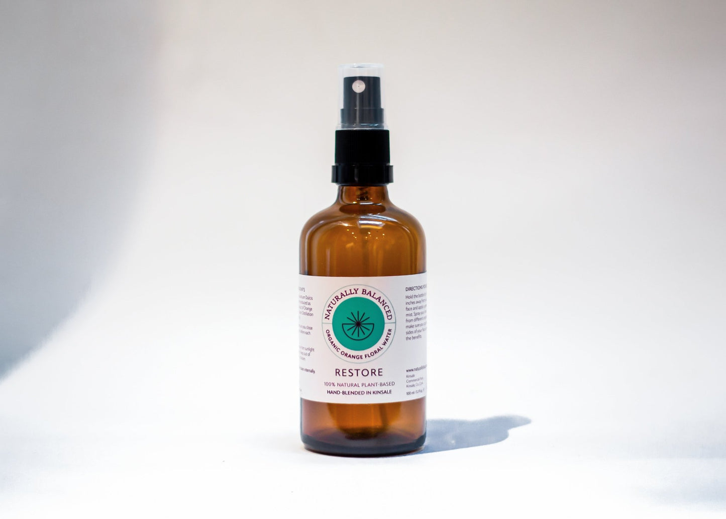 RESTORE Organic Orange Floral Water - Naturally Balanced -