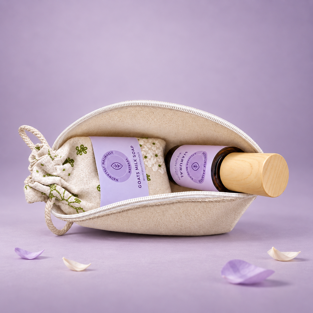 Soap & Body Oil Bag
