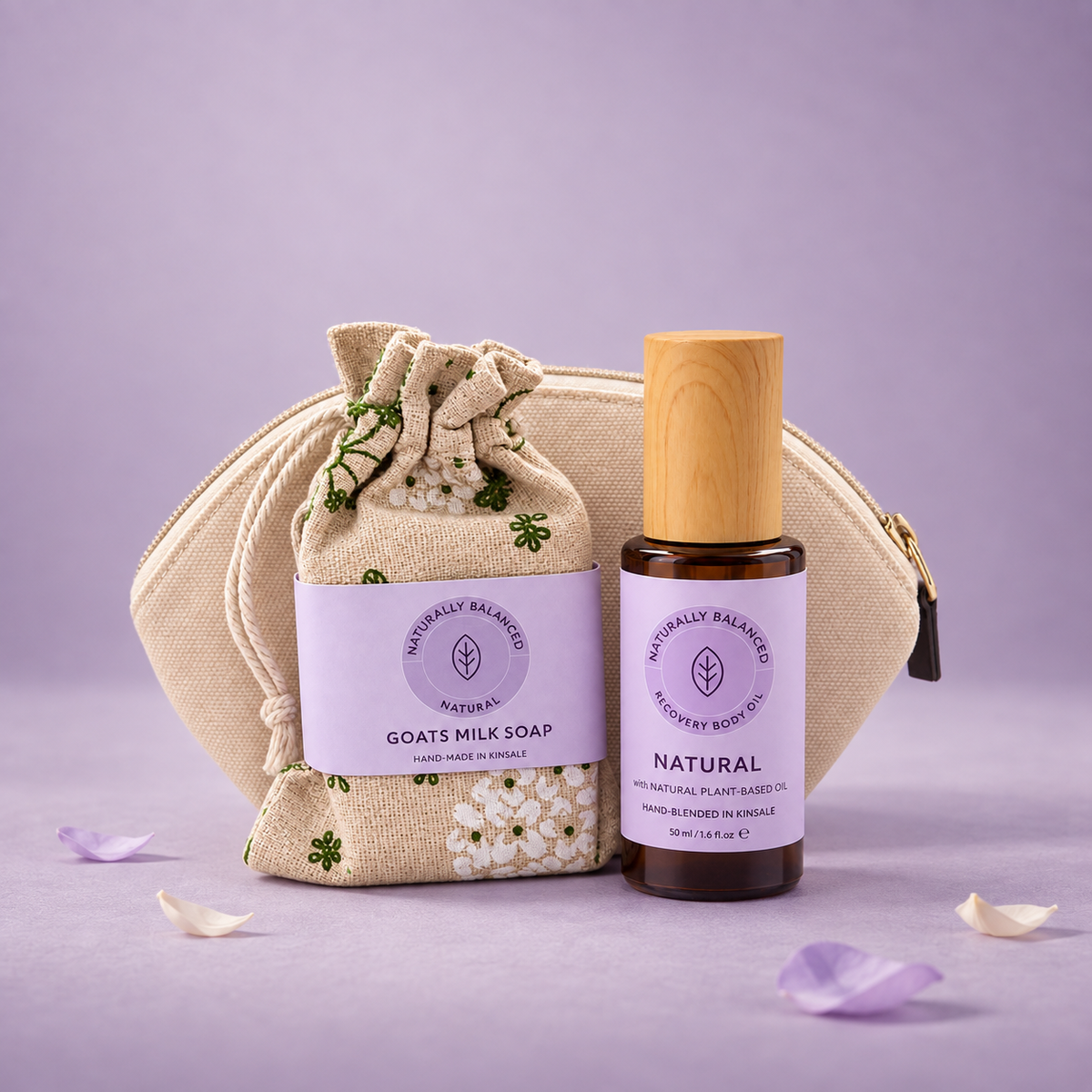 Soap & Body Oil Bag