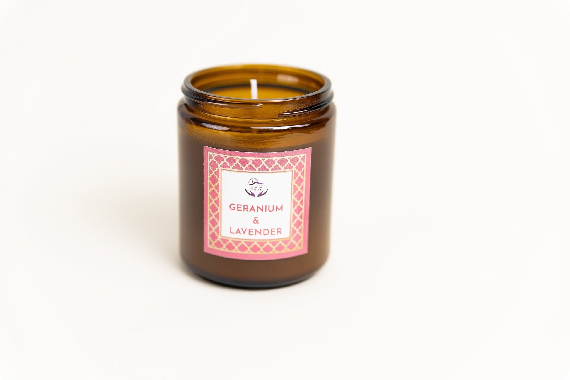Head To Toe Candle: Lavender and Geranium - Naturally Balanced - 